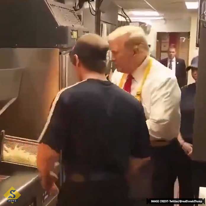 Trump-fried-French-fries-at-McDonald's