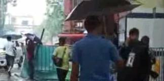 বৃষ্টিতে জলমগ্ন এসএসকেএম, ন্যাশনাল মেডিক্যাল