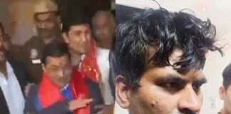 দিল্লিতে কেজরিওয়ালের ওপর হামলা, আটক যুবক