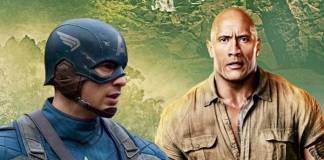 Captain America and the Rock together
