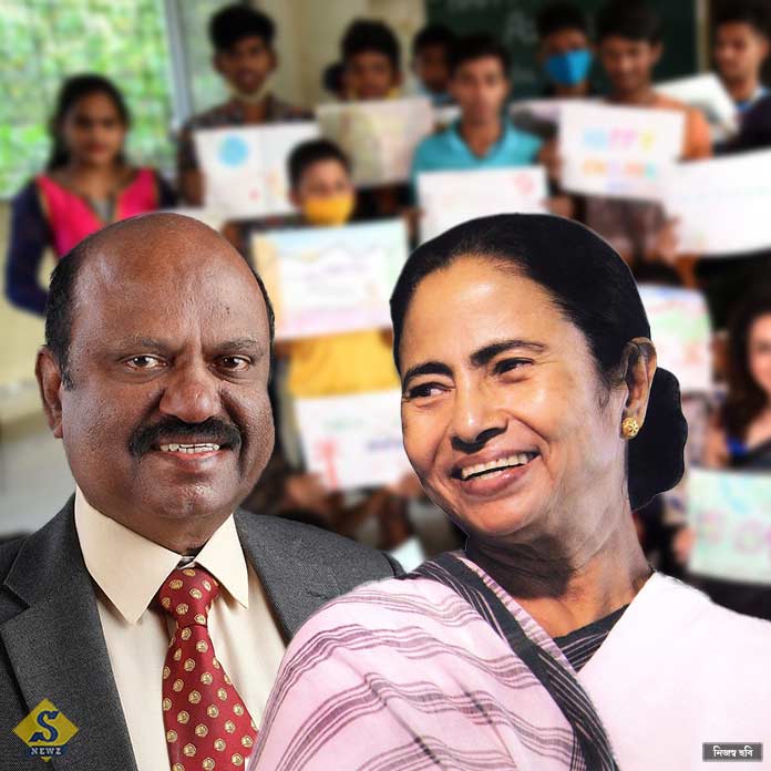 শিশুদের শুভেচ্ছা মুখ্যমন্ত্রী-রাজ্যপালের 