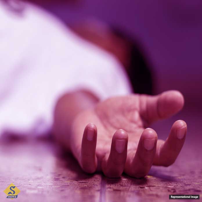Husband's throat slit body next to wife