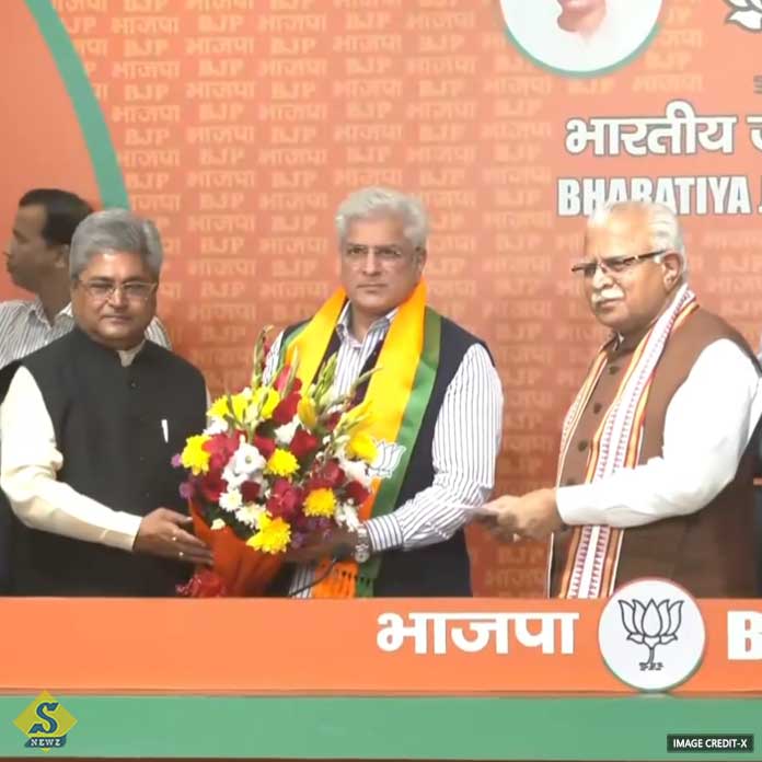 Kailash in BJP within 24 hours of leaving AAP