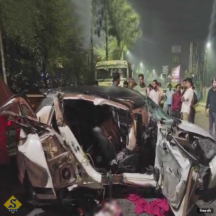 Trinamool-MLA's-car-in-accident,-including-2-dead-drivers