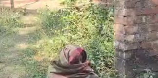 এবার চণ্ডীতলায় মেয়ের দেহ আগলে মা