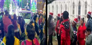 ক্রিসমাসে ফেস্টিভ মুডে শহর কলকাতা