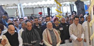 মনমোহনের শেষযাত্রায় মোদী-শাহ-রাজনাথ