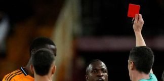 লা লিগায় দু’ ম্যাচ নিষিদ্ধ ভিনিসিয়ুস