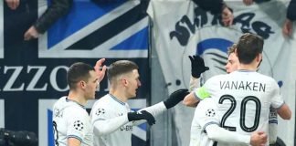 আতালান্তাকে হারিয়ে শেষ ষোলোয় ক্লাব ব্রুগা