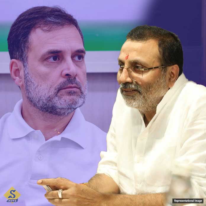 Nishikant-files-a-notice-of-infringement-against-Rahul-Gandhi