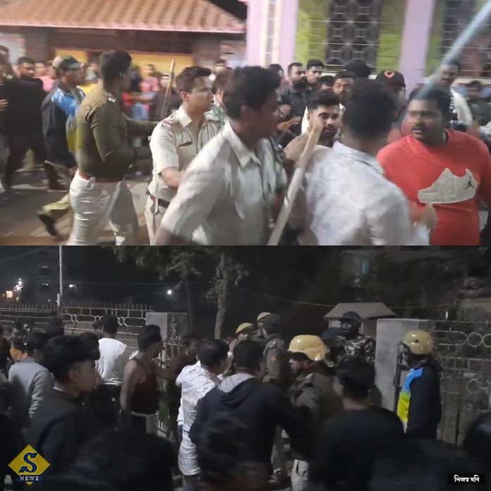 বিসর্জন ঘিরে সংঘর্ষ, গার্ডেনরিচে মার খেলেন এসআই-সিভিক, কৃষ্ণনগরও