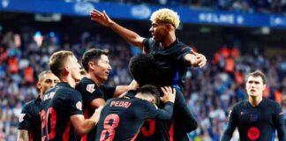 ইয়ামালের গোলে লা লিগা চ্যাম্পিয়ন বার্সেলোনা