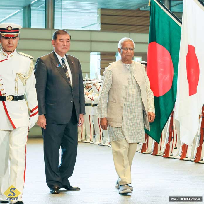 জাপানে গিয়েও বিক্ষোভের মুখে ইউনূস
