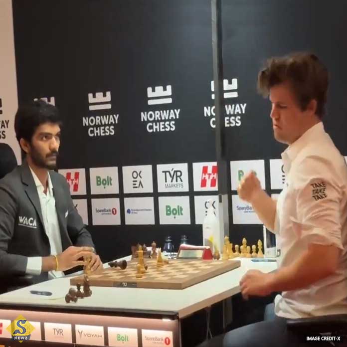 Gukesh-won-against-Magnus-Carlsen