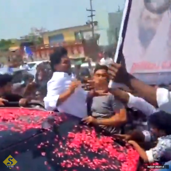 জগন মোহনের কনভয়ে থেঁতলে গেল বৃদ্ধের মাথা