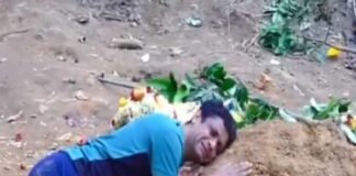 পদপিষ্ট : ছেলের কবর আঁকড়ে কান্না বাবার