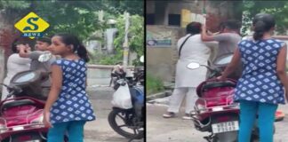 পানিহাটিতে তরুণীকে চড় কাউন্সিলরের, রাস্তার মধ্যে চুলোচুলি