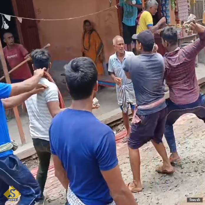 রাস্তা নির্মাণকে কেন্দ্র করে রণক্ষেত্র মালদার ভূতনি