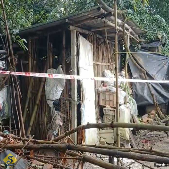 জয়নগরে বোমা বিস্ফোরণ, জখম স্ত্রীকে রেখে চম্পট স্বামীর
