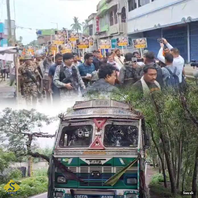 বনধে তপ্ত খেজুরি, রাস্তা অবরোধ, গাড়ি ভাঙচুর