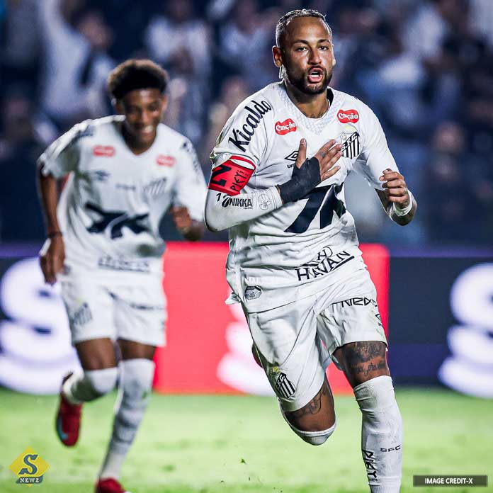 Neymar's-magic-powers-Santos-to-victory