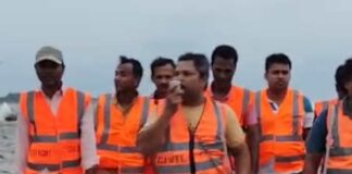 নিম্নচাপের জেরে গঙ্গাসাগরে মাইকিং প্রশাসনের