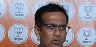 বিজেপি অফিসে দ্য বেঙ্গল ফাইলসের ট্রেলার লঞ্চ
