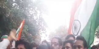 নওশাদের মুক্তির দাবিতে বিক্ষোভ আইএসএফ-র