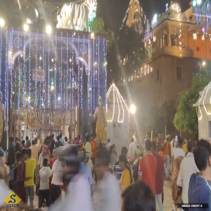 জন্মাষ্টমী উপলক্ষ্যে সেজে উঠছে মথুরা-বৃন্দাবন