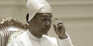 মায়ানমারের ভারপ্রাপ্ত প্রেসিডেন্টের মৃত্যু