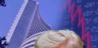 ট্রাম্প শুল্কবাণে পতন সেনসেক্স-নিফটিতে