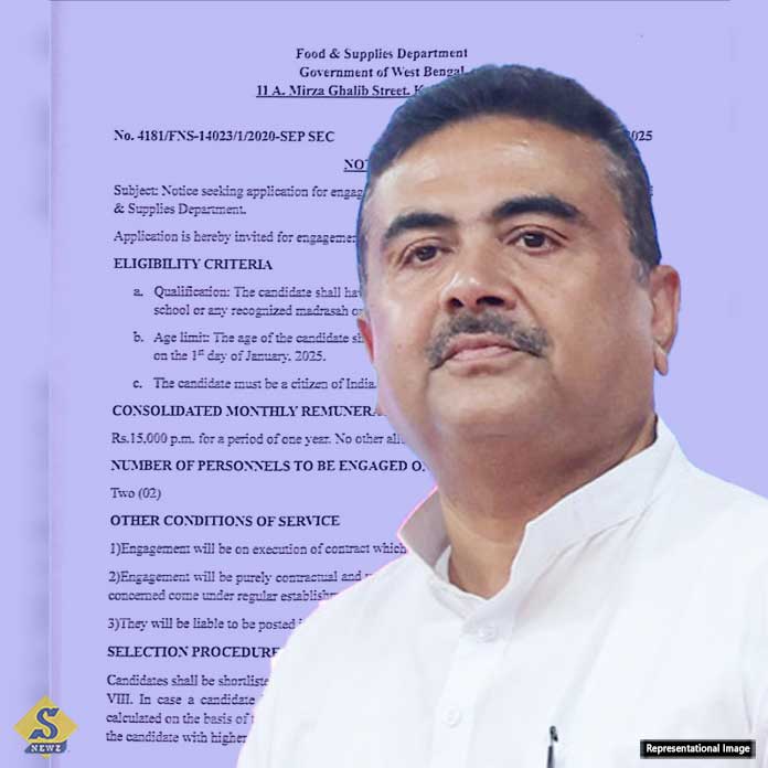 খাদ্য দফতরে অনৈতিক নিয়োগ, সরব শুভেন্দু 