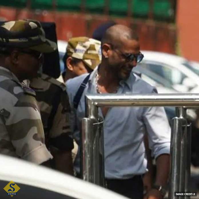 Betting-app,-cricketer-Shikhar-Dhawan-in-ED-office
