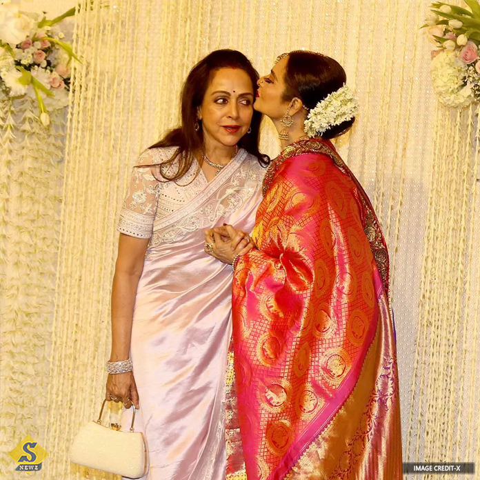 রেখার জন্মদিনে অভিনব শুভেচ্ছা হেমার 