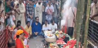 কাঠামো পুজো দিয়ে শুরু নৈহাটি বড়মার আরাধনা
