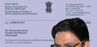 রাজ্য বিপর্যয় ঘোষণার দাবি, মুখ্যমন্ত্রীকে চিঠি রাজু-র