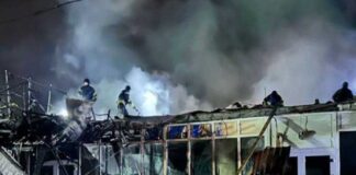 কিয়েভে ব্যাপক ড্রোন-মিসাইল হামলা রাশিয়ার