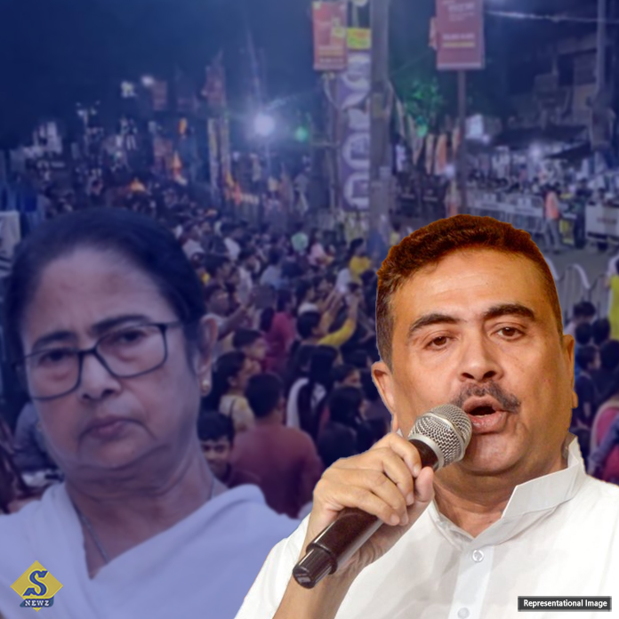 মুখ্যমন্ত্রী বসে থাকবেন, প্রতিমা লাইন দিয়ে যাবে, তোপ শুভেন্দুর