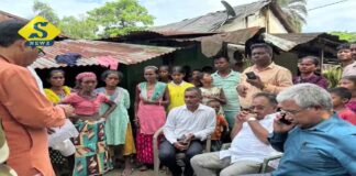 আদিবাসী সাংসদের রক্তে মুখ্যমন্ত্রীকে স্বাগত : শমীক
