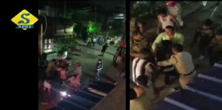 খড়দহে বিসর্জনের শোভাযাত্রায় পুলিশকে মার