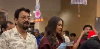 কেক মিক্সিংয়ে চিরঞ্জিত-রুক্মিণী