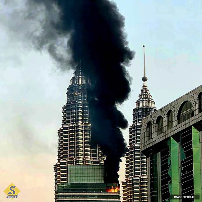 Devastating-fire-at-Petronas-Towers-in-Malaysia