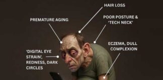 মোবাইল আসক্তি বদলে দেবে দেহের গঠন