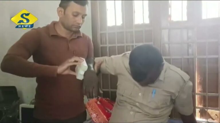 জমি বিবাদ মেটাতে গিয়ে মাথা ফাটল আইসি-র