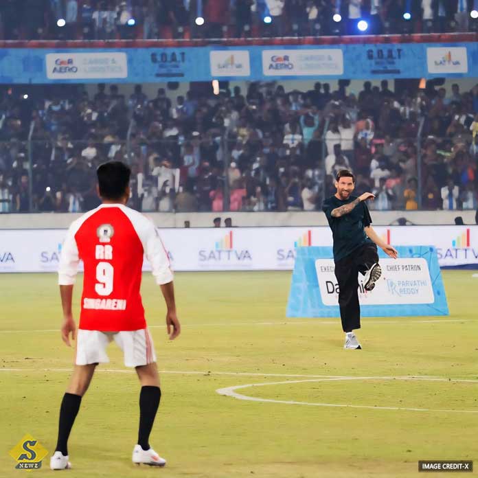 করে দেখাল হায়দরাবাদ, মুখ্যমন্ত্রীকে গোল দিয়ে মন জিতলেন মেসি