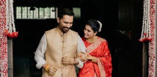 বিয়ে,সাজে রাঙা হলেন সমান্থা