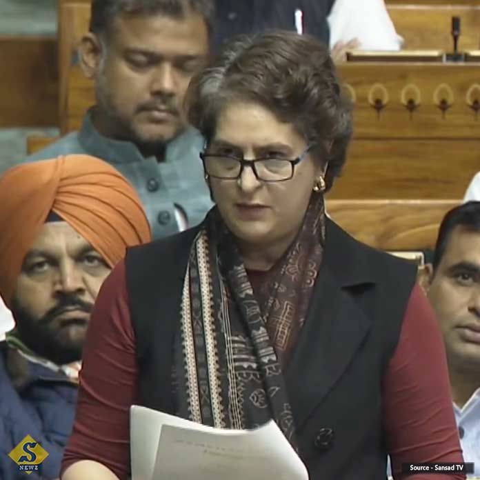 'Vande-Mataram',-Modi's-claim-is-half-truth--Priyanka,-counters