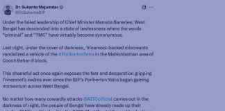 কোচবিহারে বিজেপির রথ ভাঙচুর, আসানসোলে সংঘর্ষ