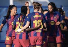 সপ্তম লিগা এফ ট্রফি জিতল বার্সার মেয়েরা