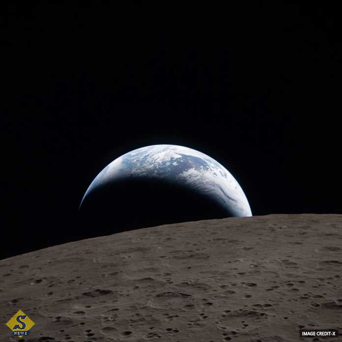 অস্তমিত পৃথিবীর ঐতিহাসিক ছবি ক্যামেরায়